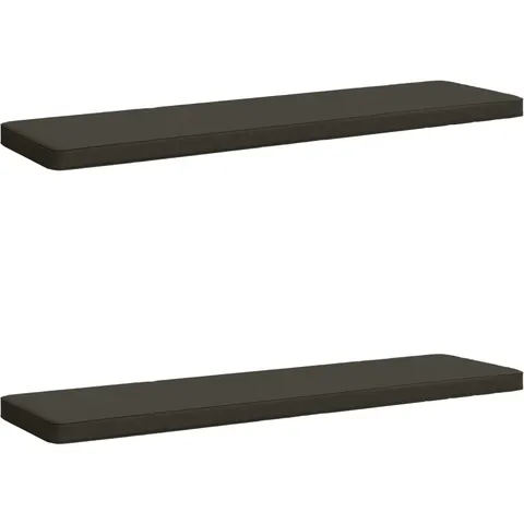 vidaXL Coussins de banc 2 pièces VUGHT 2 pc 100 % polyester Anthracite – 482628 – image 1