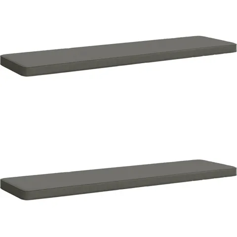 vidaXL Coussins de banc 2 pièces VUGHT 2 pc 100 % polyester Gris – 482642 – image 1