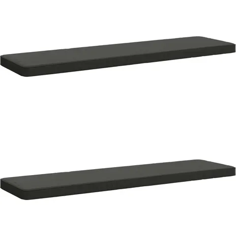 vidaXL Coussins de banc 2 pièces VUGHT 2 pc 100 % polyester Anthracite – 482680 – image 1