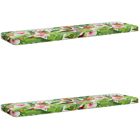 vidaXL Coussins de banc 2 pièces VUGHT 2 pc 100 % polyester – 482802 – image 1