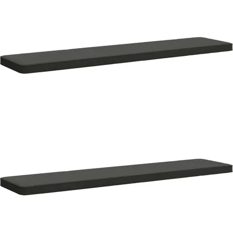 vidaXL Coussins de banc 2 pièces VUGHT 2 pc 100 % polyester Anthracite – 483267 – image 1