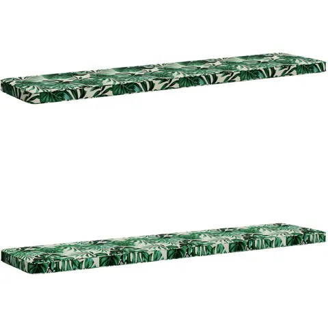 vidaXL Coussins de banc 2 pièces VUGHT 2 pc 100 % polyester – 484066 – image 1