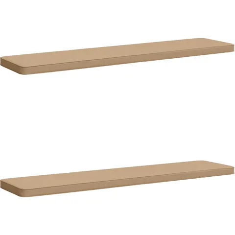 vidaXL Coussins de banc 2 pièces VUGHT 2 pc 100 % polyester Sable – 484264 – image 1