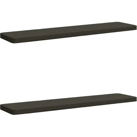 vidaXL Coussins de banc 2 pièces VUGHT 2 pc 100 % polyester Anthracite – 484363 – image 1