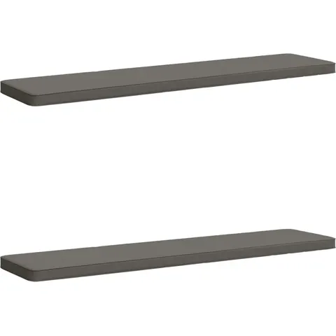 vidaXL Coussins de banc 2 pièces VUGHT 2 pc 100 % polyester Gris – 484387 – image 1