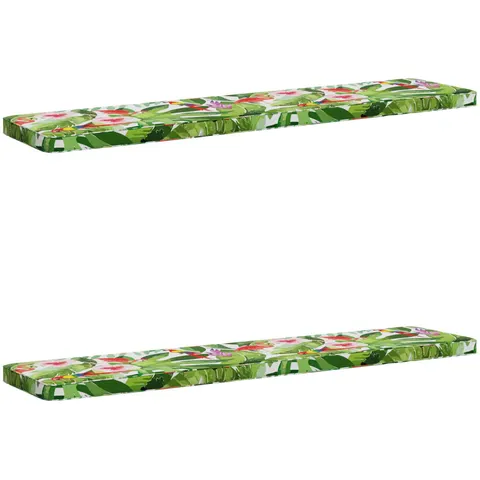 vidaXL Coussins de banc 2 pièces VUGHT 2 pc 100 % polyester – 484547 – image 1