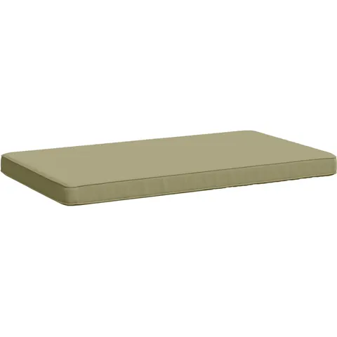 vidaXL Coussin de banc 1 pièce VUGHT 100 % polyester Vert clair – 484776 – image 1