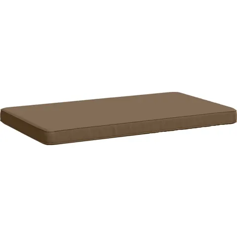 vidaXL Coussin de banc 1 pièce VUGHT 100 % polyester Taupe – 484790 – image 1