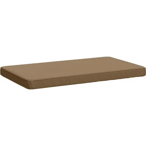 vidaXL Coussin de banc 1 pièce VUGHT 100 % polyester Taupe – 485858 – image 1