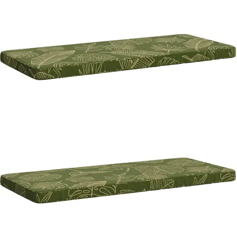 vidaXL Coussins de banc 2 pièces VUGHT 2 pc 100 % polyester – 486947 – image 1