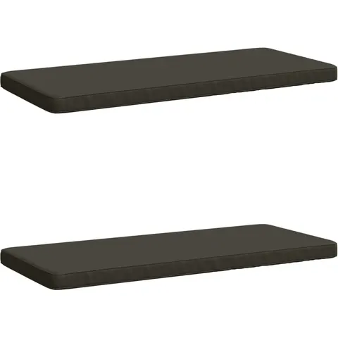 vidaXL Coussins de banc 2 pièces VUGHT 2 pc 100 % polyester Anthracite – 487265 – image 1