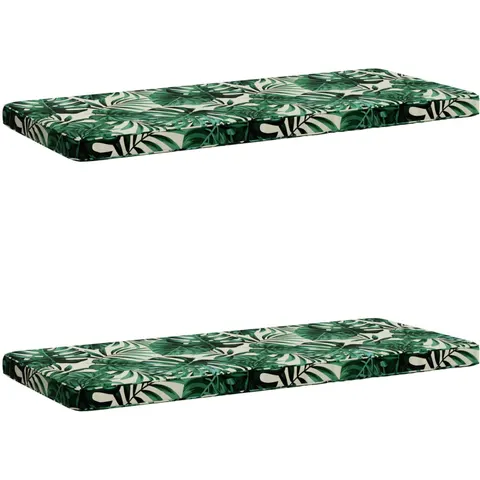 vidaXL Coussins de banc 2 pièces VUGHT 2 pc 100 % polyester – 487548 – image 1