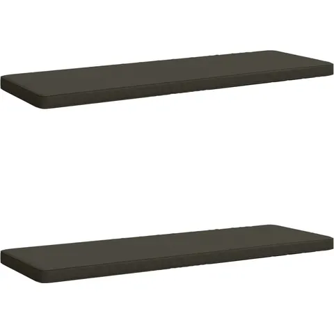 vidaXL Coussins de banc 2 pièces VUGHT 2 pc 100 % polyester Anthracite – 487845 – image 1