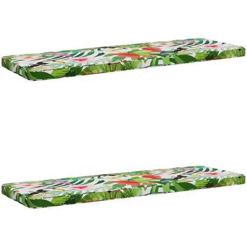 vidaXL Coussins de banc 2 pièces VUGHT 2 pc 100 % polyester – 488026 – image 1
