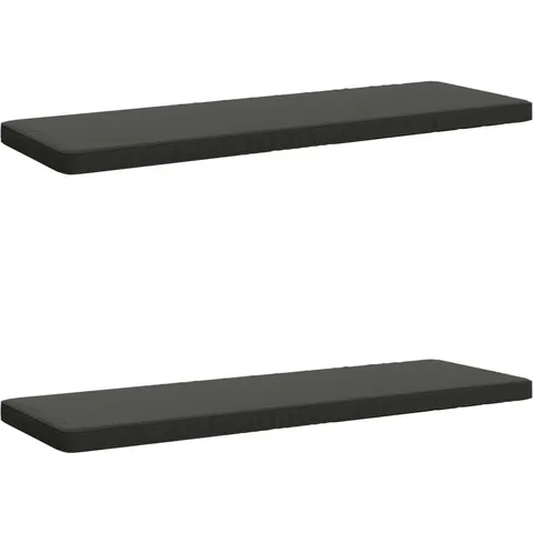 vidaXL Coussins de banc 2 pièces VUGHT 2 pc 100 % polyester Anthracite – 488484 – image 1