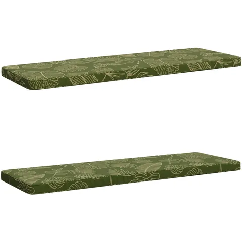 vidaXL Coussins de banc 2 pièces VUGHT 2 pc 100 % polyester – 488682 – image 1