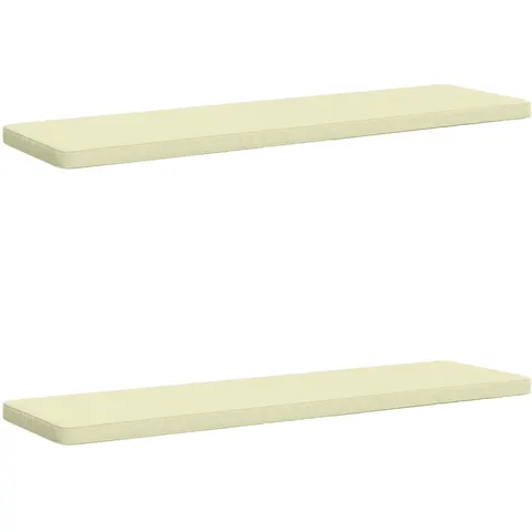vidaXL Coussins de banc 2 pièces VUGHT 2 pc 100 % polyester Crème – 489740 – image 1