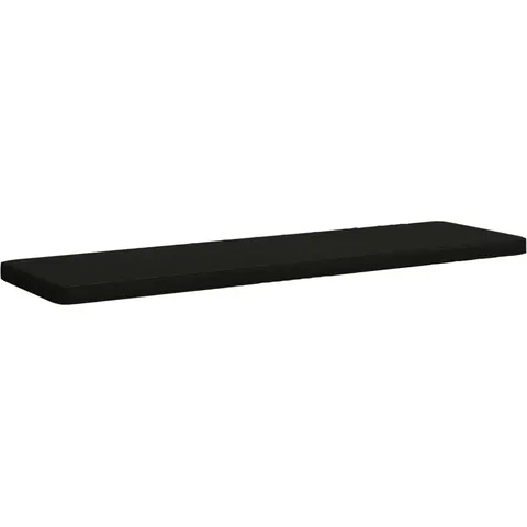 vidaXL Coussin de banc 1 pièce VUGHT 100 % polyester Noir – 490111 – image 1