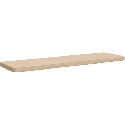 vidaXL Coussin de banc 1 pièce VUGHT 100 % polyester Crème – 490197 – image 1