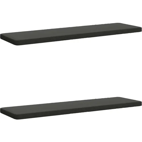 vidaXL Coussins de banc 2 pièces VUGHT 2 pc 100 % polyester Anthracite – 490227 – image 1