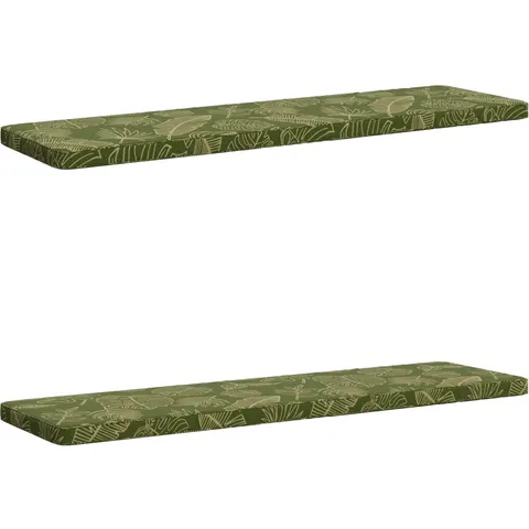 vidaXL Coussins de banc 2 pièces VUGHT 2 pc 100 % polyester – 490425 – image 1