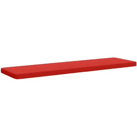 vidaXL Coussin de banc 1 pièce VUGHT 100 % polyester Rouge – 490470 – image 1