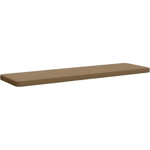 vidaXL Coussin de banc 1 pièce VUGHT 100 % polyester Taupe – 490494 – image 1