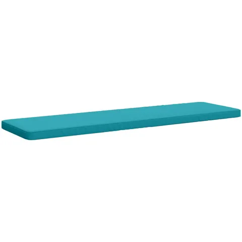 vidaXL Coussin de banc 1 pièce VUGHT 100 % polyester Turquoise – 490517 – image 1