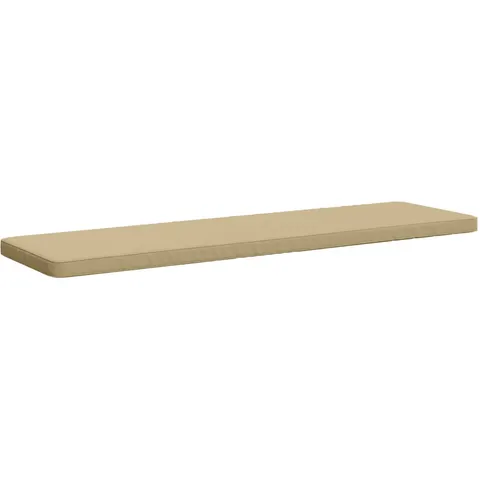 vidaXL Coussin de banc 1 pièce VUGHT 100 % polyester Beige – 490814 – image 1