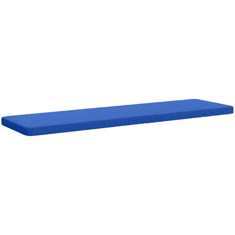 vidaXL Coussin de banc 1 pièce VUGHT 100 % polyester Bleu royal – 490876 – image 1