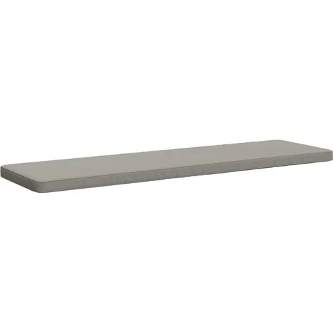 vidaXL Coussin de banc 1 pièce VUGHT 100 % polyester Gris – 490937 – image 1