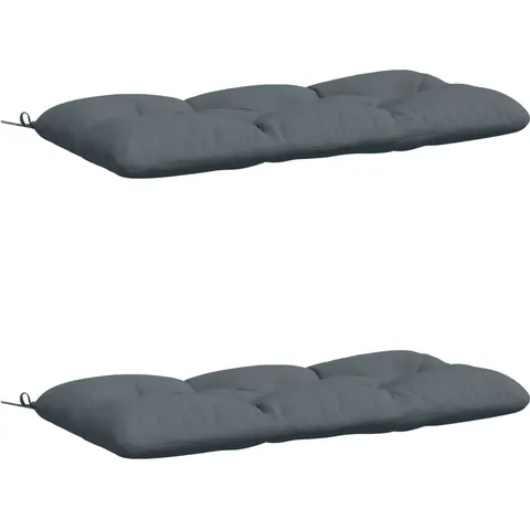 vidaXL Coussins de Banc VIANEN 2 pc 100 % polyester Bleu – 494843 – image 1