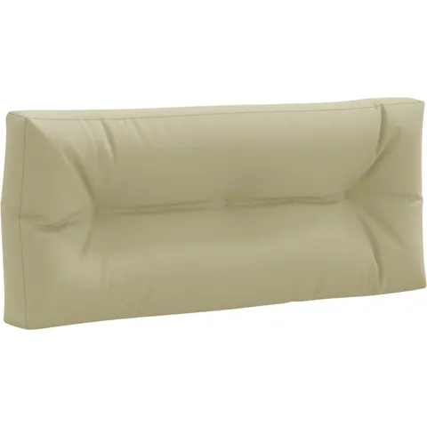 vidaXL Coussin de dossier de palette VIANEN 100 % polyester Vert clair – 502425 – image 1