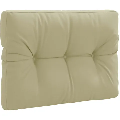 vidaXL Coussin de dossier de palette VIANEN 100 % polyester Vert clair – 502548 – image 1
