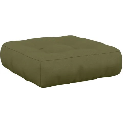 vidaXL Coussin de siège 1 pièce VIANEN 100 % polyester Vert olive – 503132 – image 1