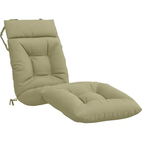 vidaXL Coussin de transat VIANEN 100 % polyester Vert clair – 507345 – image 1