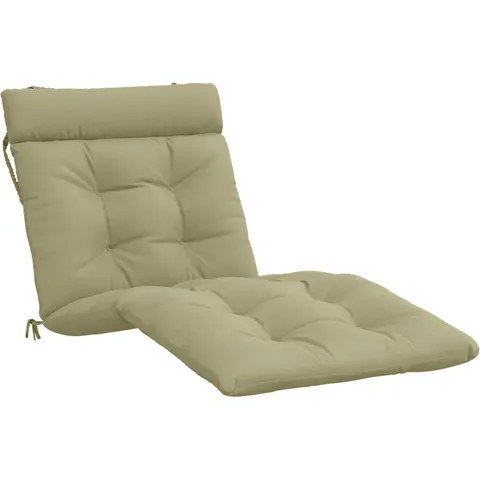 vidaXL Coussin de transat VIANEN 100 % polyester Vert clair – 507826 – image 1