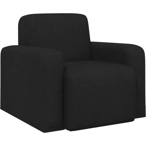 vidaXL Fauteuil Noir Tissu – 522812 – image 1