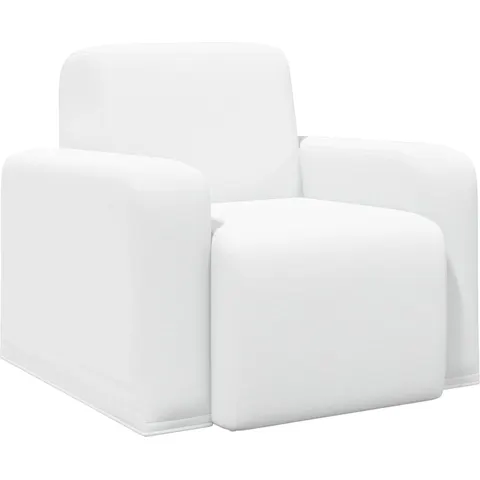 vidaXL Fauteuil Blanc Tissu – 522898 – image 1