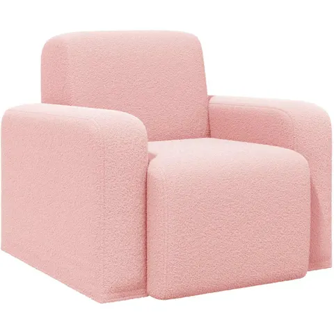 vidaXL Fauteuil Rose Bouclé – 523123 – image 1