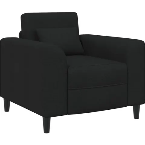 vidaXL Fauteuil Noir Tissu – 523185 – image 1