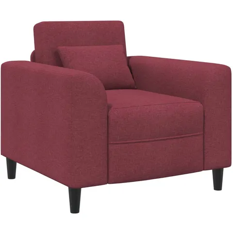 vidaXL Fauteuil Bordeaux Tissu – 523192 – image 1