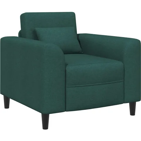 vidaXL Fauteuil Vert foncé Tissu – 523215 – image 1