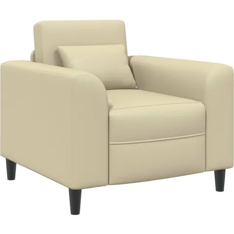 vidaXL Fauteuil Crème Simili cuir – 523291 – image 1