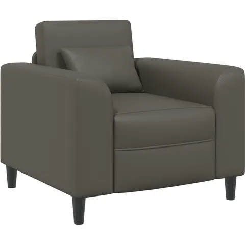vidaXL Fauteuil Gris Simili cuir – 523314 – image 1