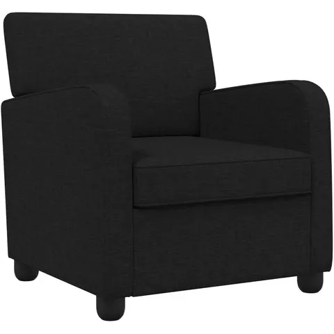 vidaXL Fauteuil Noir Tissu – 590446 – image 1