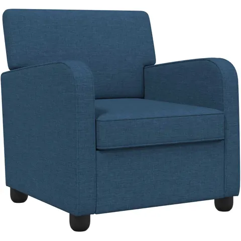 vidaXL Fauteuil Bleu Tissu – 590507 – image 1