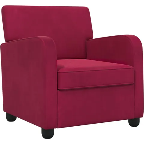 vidaXL Fauteuil Bordeaux Velours – 590668 – image 1