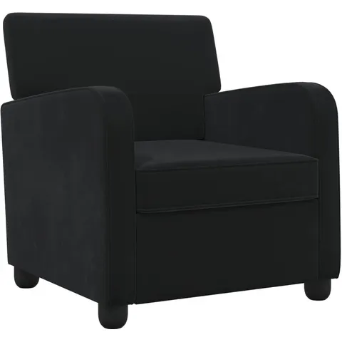 vidaXL Fauteuil Noir Velours – 590675 – image 1