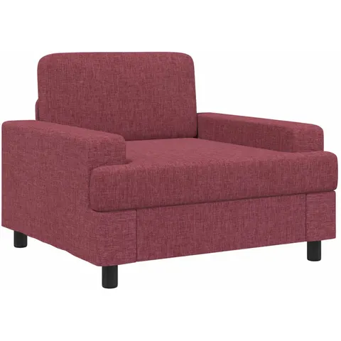 vidaXL Fauteuil Bordeaux Tissu – 591061 – image 1